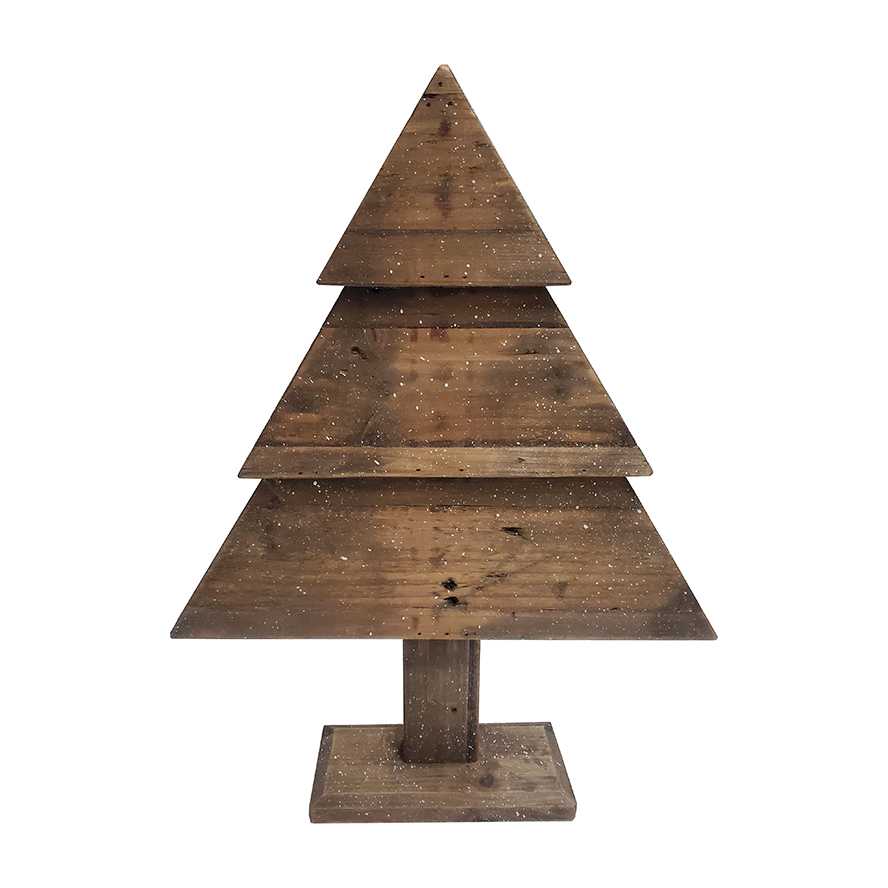 20"H Wooden Chritmas Tree Tabletop Decor