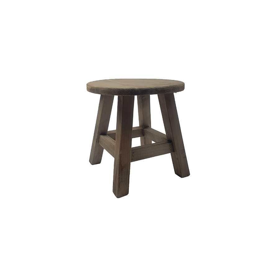 10"H Round Samll Stool / Planter Stand
