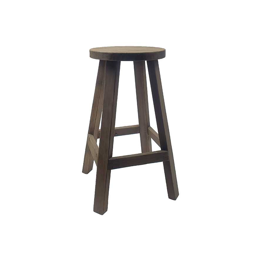 14"H Round Samll Tall Stool / Planter Stand