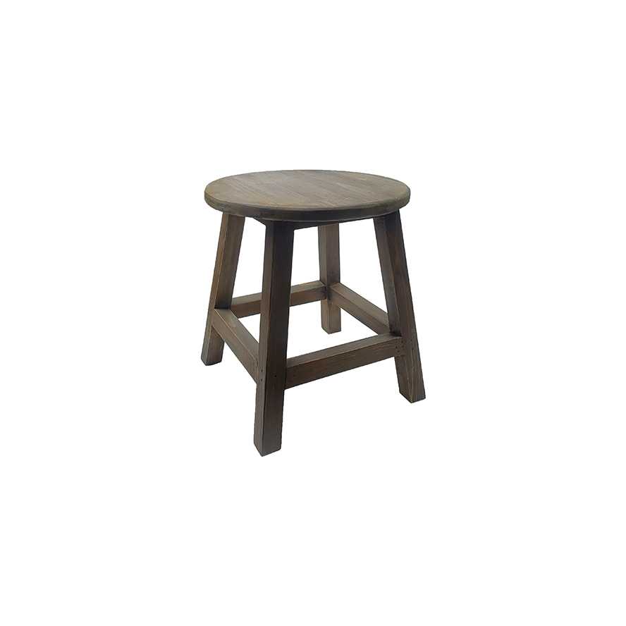 15.25"H Round Samll Stool / Planter Stand
