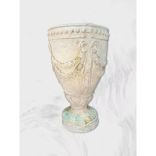 Antique Botanical Chalice Garden Urn Planter, H59cm