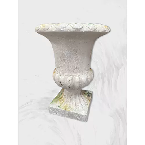 Antique Botanical Chalice Garden Urn Planter Stand, H62cm